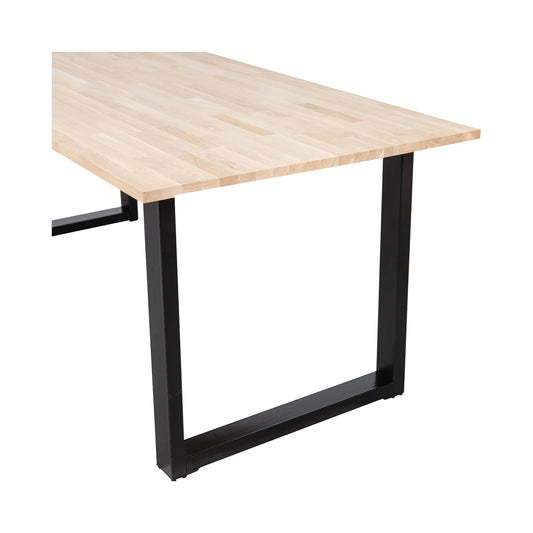 Combi-Tablo: oak & U-leg 200 x 90 cm