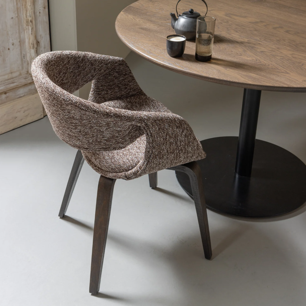 Yossi Chair Brown Leg