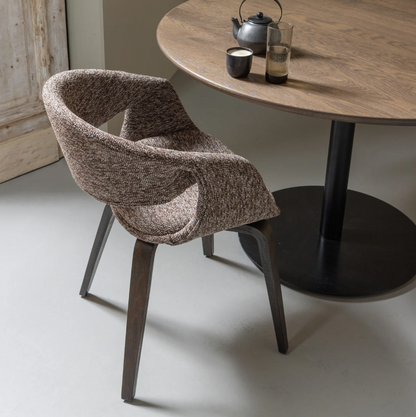 Yossi Chair Brown Leg