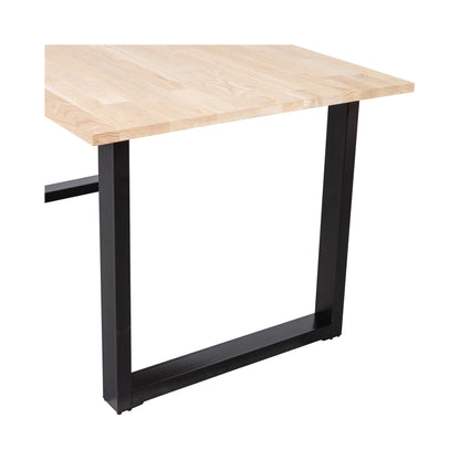 Combi-Tablo: oak & U-leg 160 x 90 cm