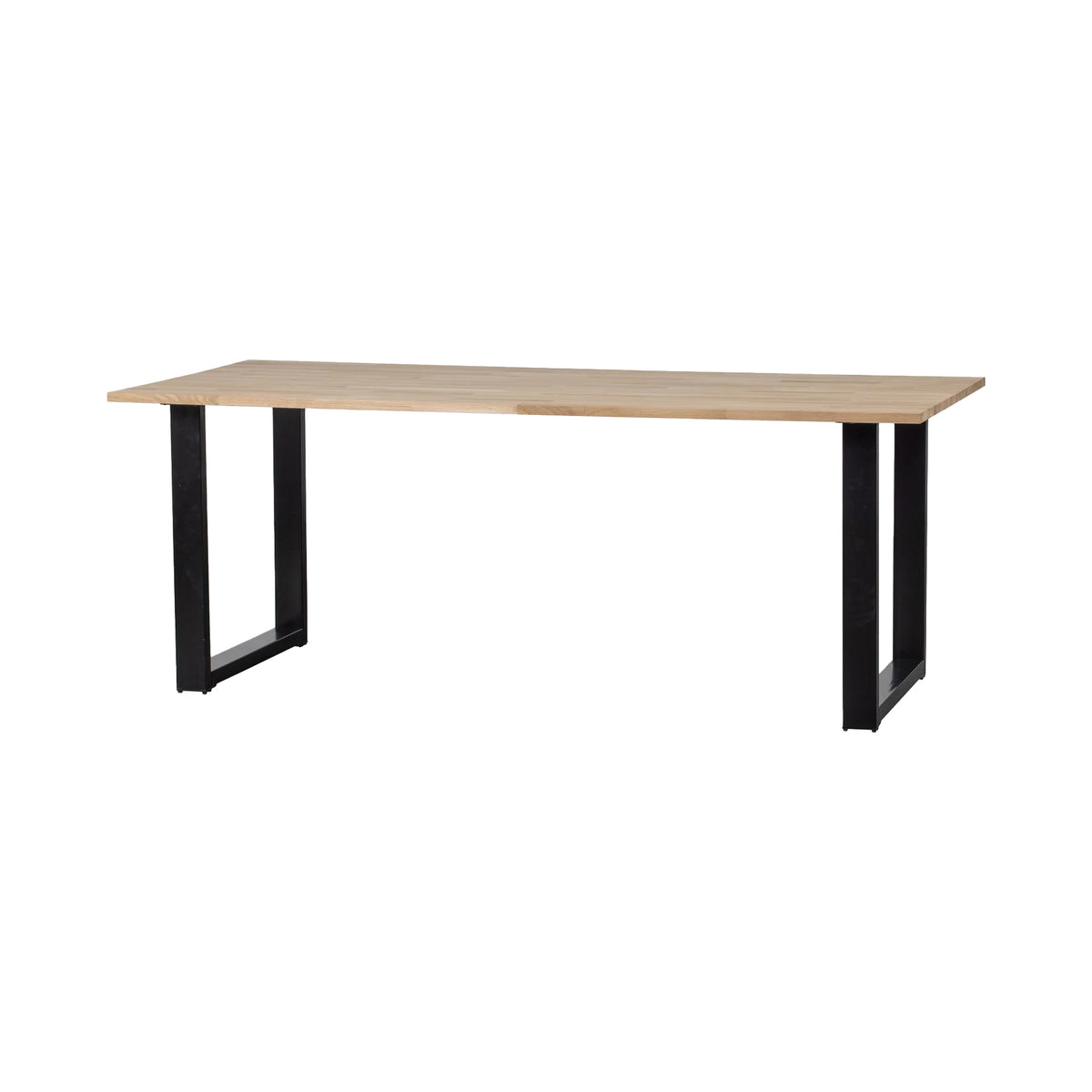 Combi-Tablo: oak & U-leg 220 x 90 cm
