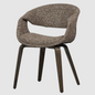 Yossi Chair Brown Leg