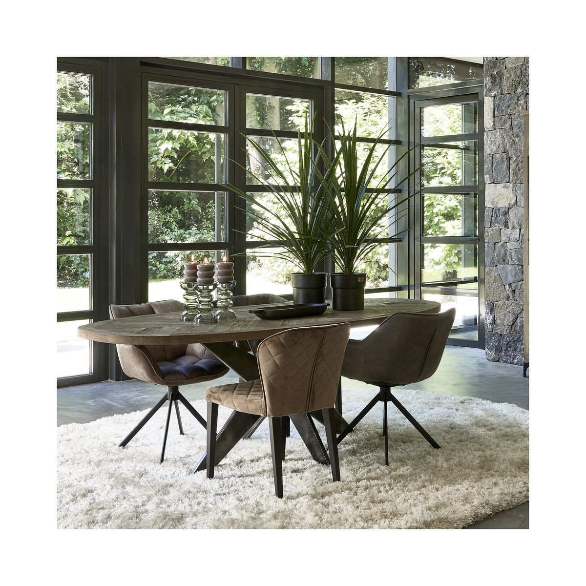 Falcon Crest Elliptic 230×105 cm