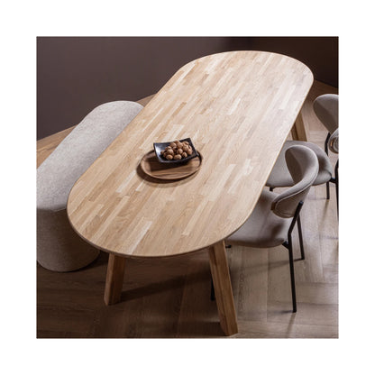 Tablo oval finger 220 x 90 cm